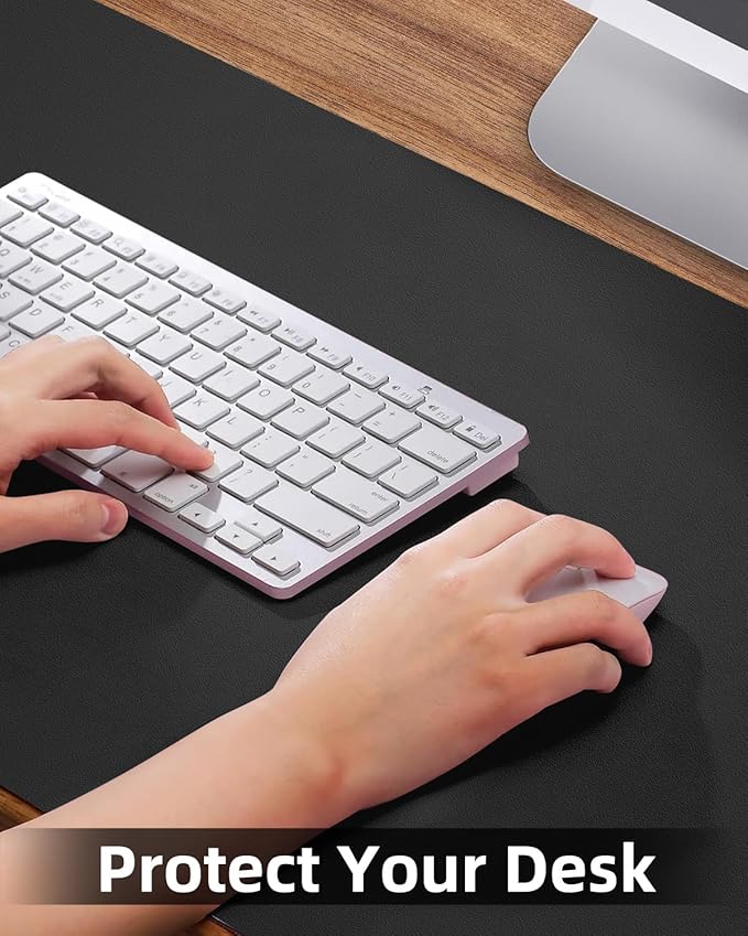 Extra Large Desk mat, Leather Desk Pad Protector, Office Desk Mat, Mouse Pad - Image 3