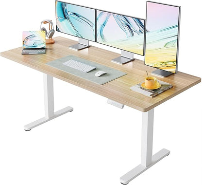 HUANUO 71 x 30 inch Electric Standing Desk Adjustable Height, 4 Memory Height by HUANUO