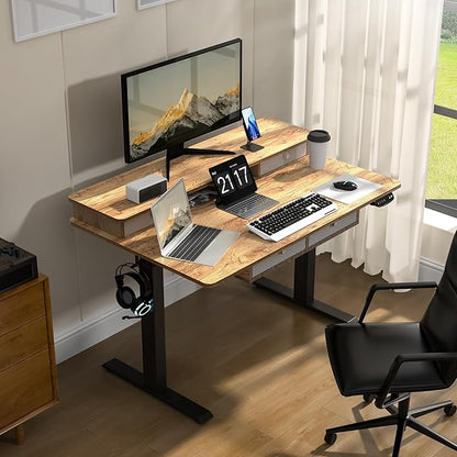 ExaDesk 48 * 30 Inches Electric Standing Widened Desk Adjustable Height - Image 9