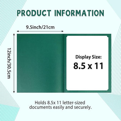 gisgfim 15Pcs Certificate Holders Diploma Covers Single Sided Gold Foil Border - Image 2