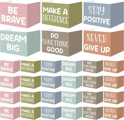 Honoson 24 Pcs Bulk Inspirational Privacy Folders by Honoson