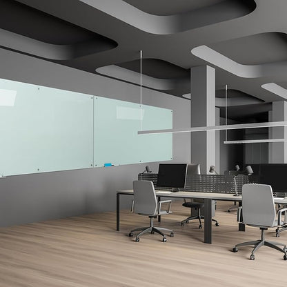 Magnetic Glass White Board 72"X36" Premium Tempered Dry Erase Boards Wall - Image 5