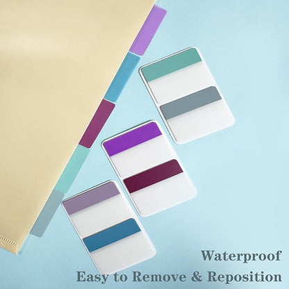 ELII 500 PCS Sticky Index Tabs 2 Inch Book Tabs, Page Markers File Tabs Self - Image 8
