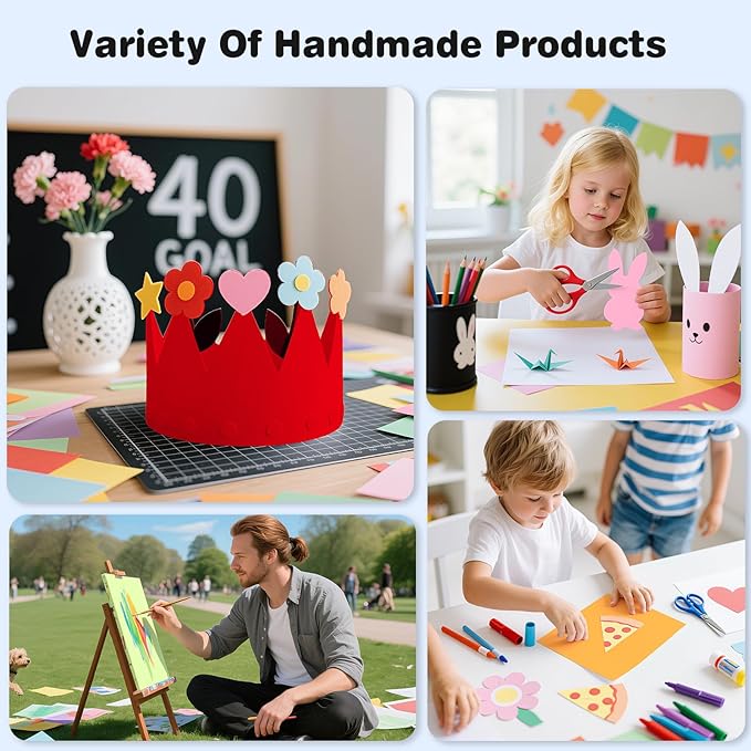 Cardstock Paper, 5 Colors Colored Cardstock 8.5x11, 120 Sheets Card Stock - Image 6