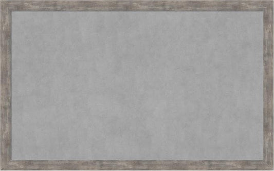 Amanti Art Silver Framed Magnetic Board 27x43 Large Vision Board by AmantiArt