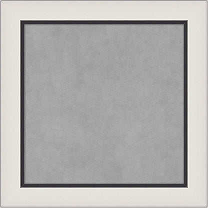 Amanti Art Silver Framed Magnetic Board 26x26 Medium Vision Board by AmantiArt