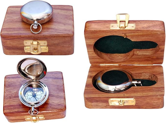 Bazross Brass Nautical Compass by BAZROSSUniqueCompass
