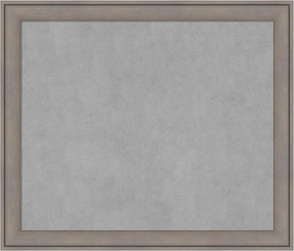 Amanti Art Grey Framed Magnetic Board 23x27 Medium Vision Board by AmantiArt
