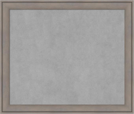 Amanti Art Grey Framed Magnetic Board 23x27 Medium Vision Board by AmantiArt