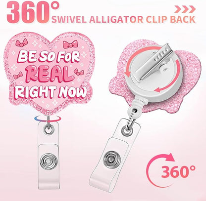 Aoryalps Retractable Badge Reel Holder Retractable - Image 4