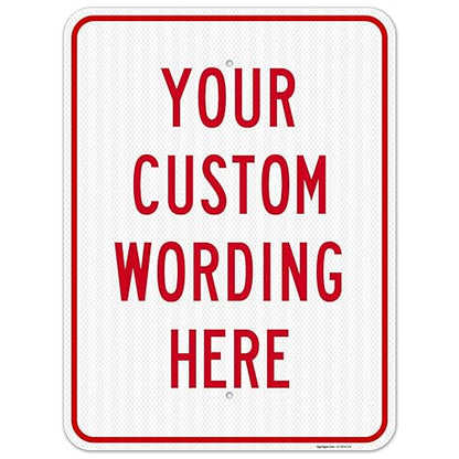 Custom Sign, Personalized Metal Signs, Customize by SigoSigns