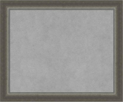 Amanti Art Silver Framed Magnetic Board 19x23 Small Vision Board by AmantiArt