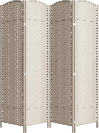 Cocosica 4 Panel Room Divider, 6Ft Folding Privacy Screen, Tall by cocosica