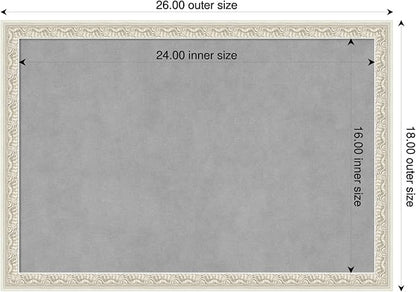Amanti Art Silver Framed Magnetic Board 18x26 Medium Vision Board - Image 2