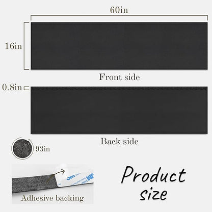 EcoBrisa Under Desk Privacy Panel Self-Adhesive Modesty Panel Stand Up Desk - Image 3