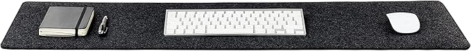 Wolvende Premium Felt Desk Mat | Large 15.75" x 36" | Multifunctional Desk Pad - Image 3