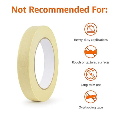 Amazon Basics Masking Tape, 0.7 inch x 180 feet - Image 5