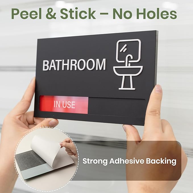 Wellness Room Sign, Do Not Disturb Office Door Signs, Available In Use Sign - Image 4