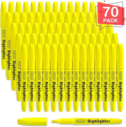 Shuttle Art 70 Pack Highlighters, Highlighter Markers Bulk in Vibrant Color - Image 2