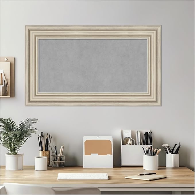Amanti Art Silver Framed Magnetic Board 18x30 Small Vision Board - Image 6