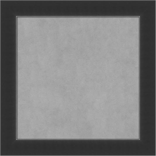 Amanti Art Black Framed Magnetic Board 25x25 Medium Vision Board by AmantiArt