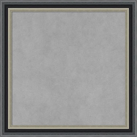 Amanti Art Black Framed Magnetic Board 19x19 Small Vision Board by AmantiArt