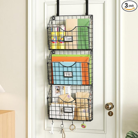 X-cosrack 3-Tier Hanging Wall Files Rack by X-cosrack