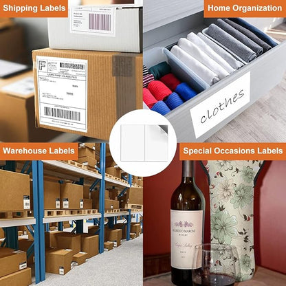 Half Sheet Laser/Ink Jet Shipping Labels UPS FedEx Address Labels - Image 7