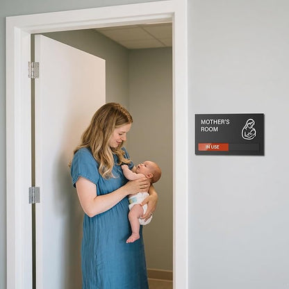 Mother's Room Sign, Lactation Room Available In Use Door Sign, Breastfeeding in - Image 7