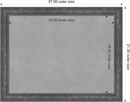 Amanti Art Grey Framed Magnetic Board 21x27 Medium Vision Board - Image 4