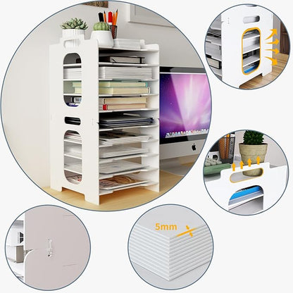 Natwind Office Stackable Paper Organizer - Image 5