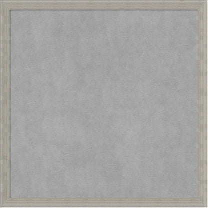 Amanti Art Grey Framed Magnetic Board 26x26 Medium Vision Board by AmantiArt