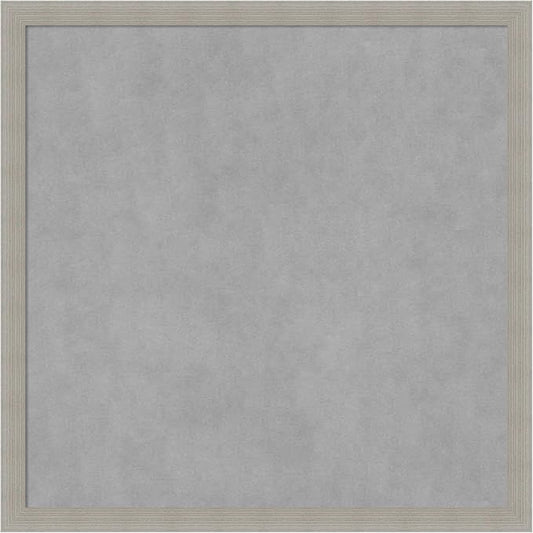 Amanti Art Grey Framed Magnetic Board 26x26 Medium Vision Board by AmantiArt