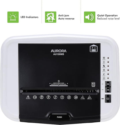 Aurora AU120MB 120-Sheet Auto Feed High Security Micro-Cut Paper Shredder / 30 - Image 6