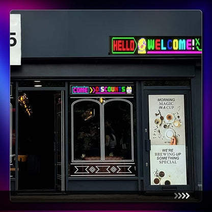 Large Programmable LED Sign, P5 Resolution Indoor Store LED Sign, - Image 4
