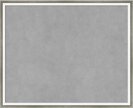 Amanti Art Silver Framed Magnetic Board 17x21 Small Vision Board by AmantiArt