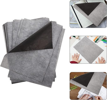 Beatifufu A4 Carbon Transfer Paper 100 Sheets One-Side Graphite Copying Tracing - Image 6