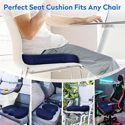 CushZone Seat Cushion, Office Chair Cushions, Car Seat Cushion, Non-Slip - Image 5