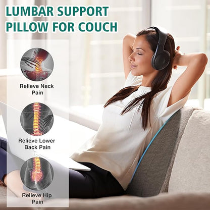 TANYOO Back Support Pillow for Recliner Soft Dual Layer Lumbar Support Pillow - Image 5