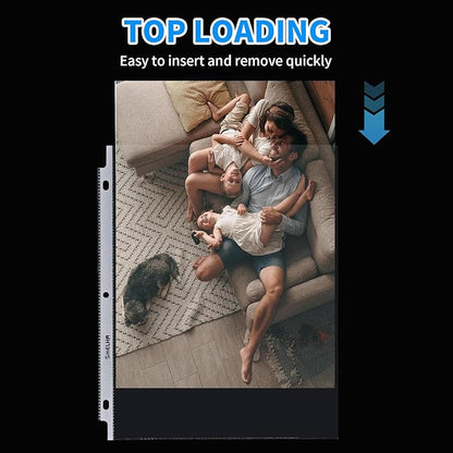 Sheet Protectors 400 Page, Page Protector 8.5" x 11" ，Upgraded Clear Plastic - Image 9