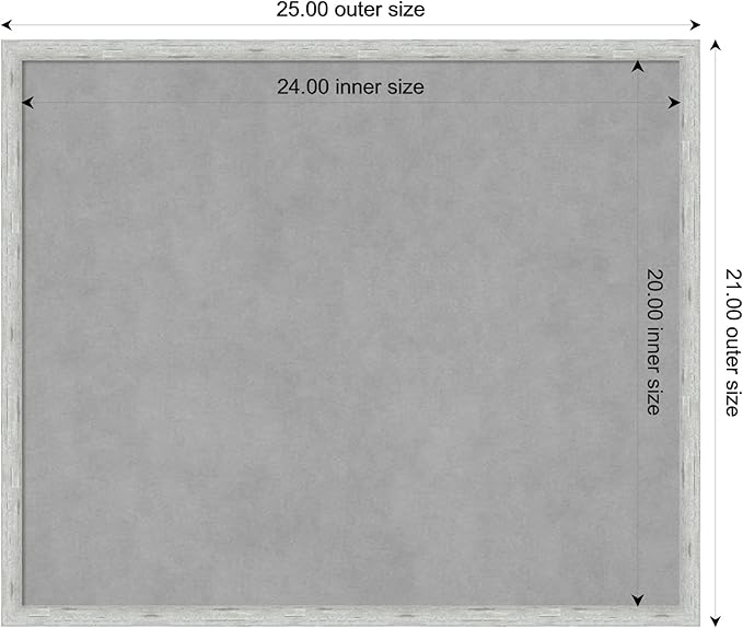 Amanti Art Silver Framed Magnetic Board 21x25 Medium Vision Board - Image 4