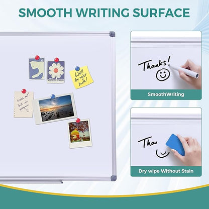 60"x 36" Large Magnetic Whiteboard - Image 3