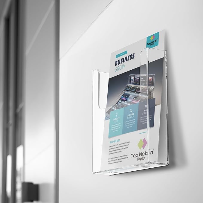 Top Notch Displays Acrylic Brochure Holder - Image 9