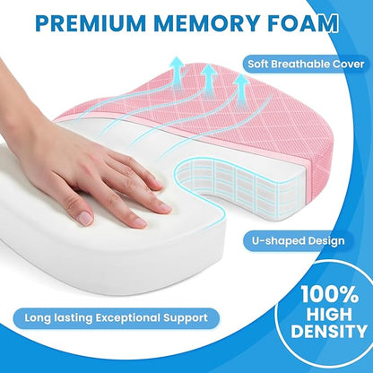TushGuard Office/Car Seat Cushion, Non-Slip Sciatica & Back Coccyx Tailbone - Image 3
