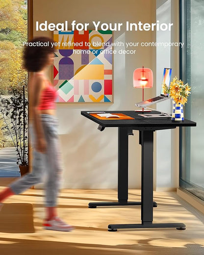 ErGear Height Adjustable Electric Standing Desk, 47.2 x 23.6 Inches Sit Stand - Image 4
