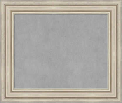 Amanti Art Silver Framed Magnetic Board 22x26 Small Vision Board by AmantiArt
