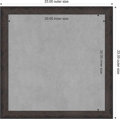 Amanti Art Black Framed Magnetic Board 23x23 Medium Vision Board - Image 4