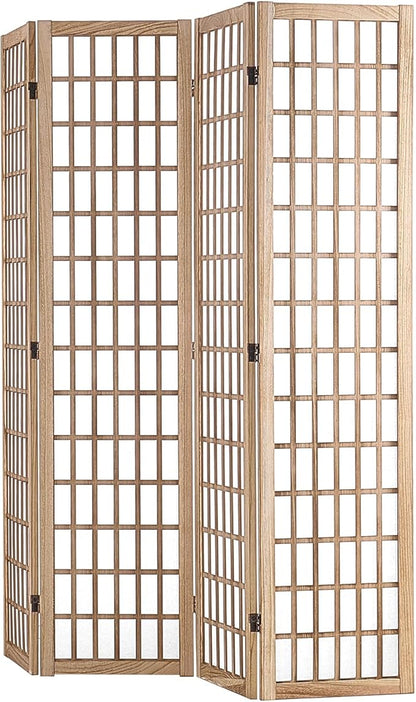 VEVOR Room Divider, 4 Panel Japanese Room Divider, Folding Privacy Screen Indoor - Image 10