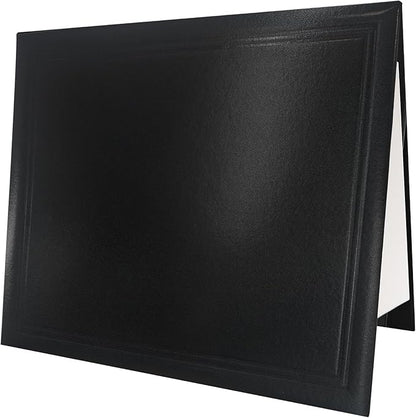 GraduationMall 11"x14" Smooth Padded Diploma Cover Certificate Holder Black by GraduationMall%C2%AE