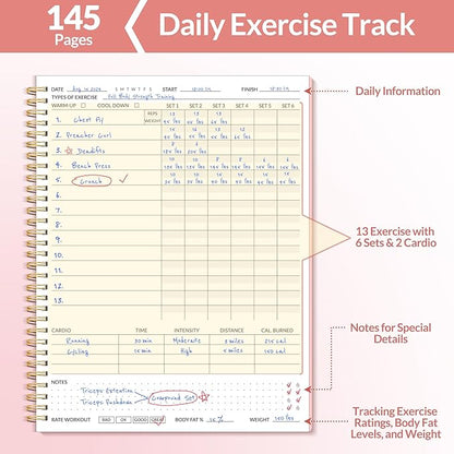 Fitness Journal Workout Planner - Image 2